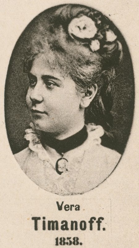 Vera Timanoff (grawerunek) autorstwa English School