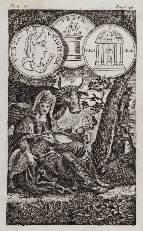 Vesta (grawerunek) autorstwa English School