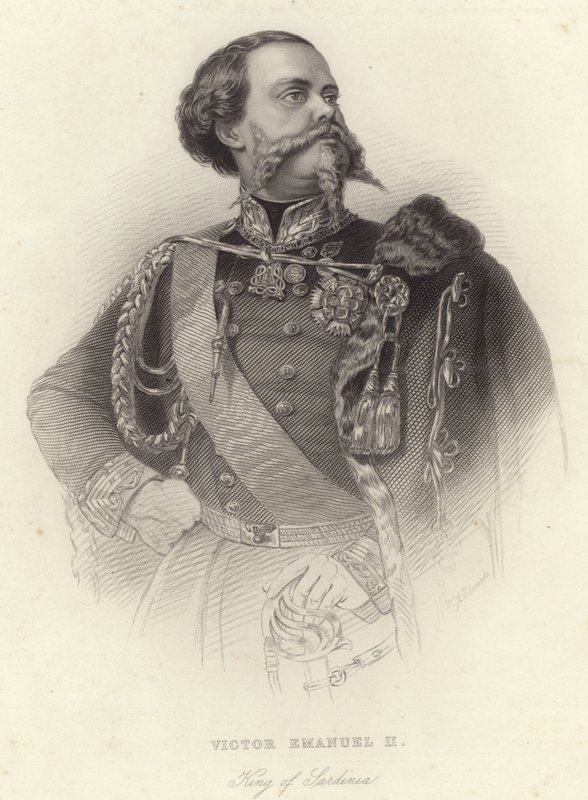 Wiktor Emanuel II Sardynii autorstwa English School