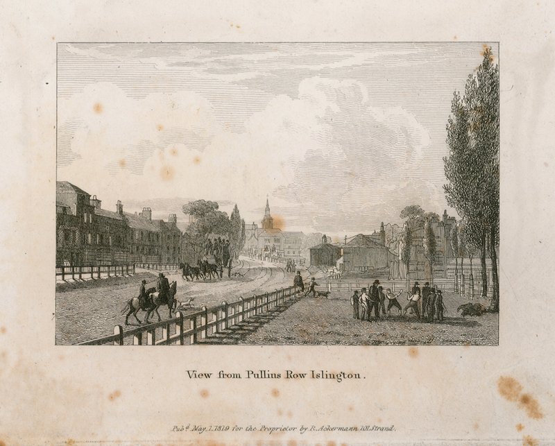 Widok z Pullins Row, Islington autorstwa English School