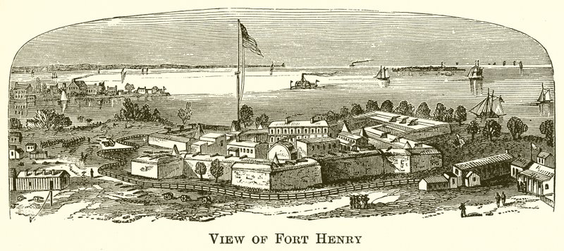 Widok na Fort Henry autorstwa English School