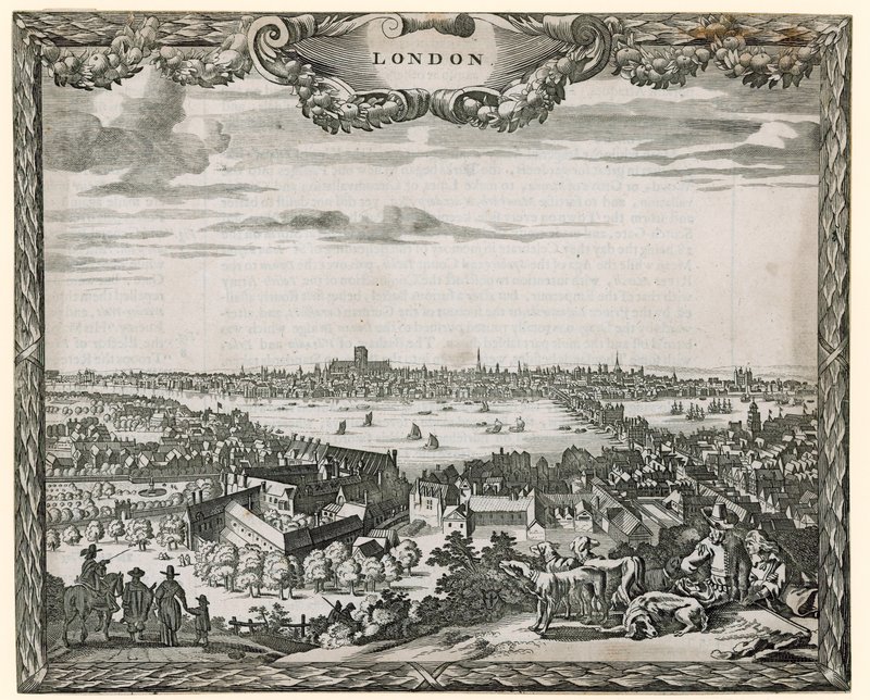 Widok na Londyn autorstwa English School