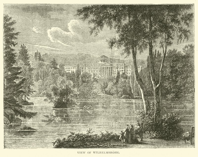 Widok Wilhelmshohe, wrzesień 1870 autorstwa English School
