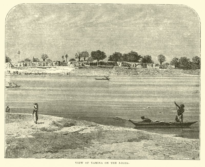 Widok Yaminy na Niger autorstwa English School