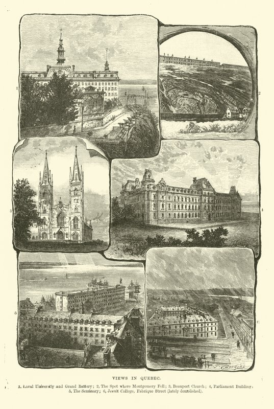 Widoki w Quebecu autorstwa English School