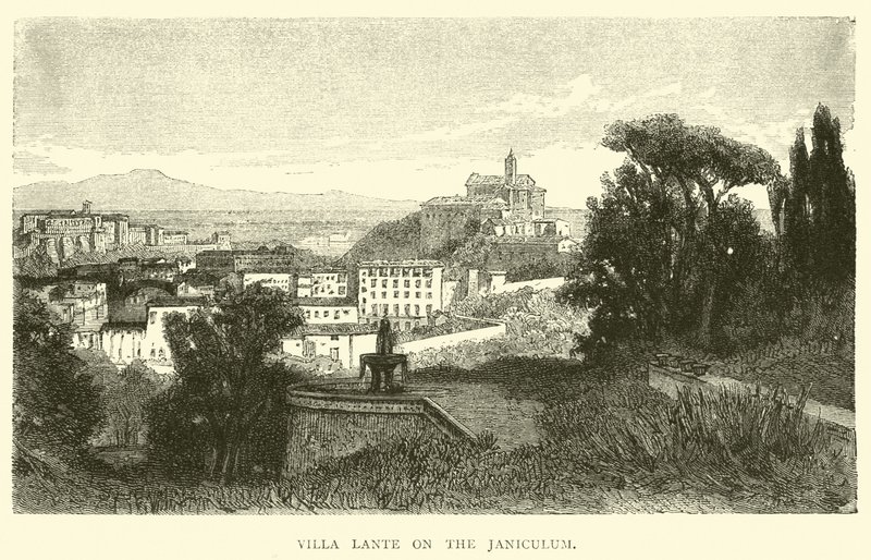 Villa Lante na Janiculum autorstwa English School