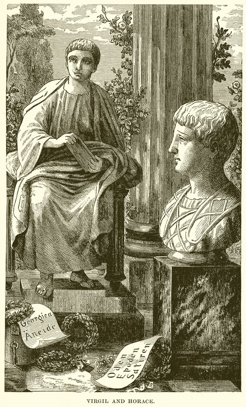Wergiliusz i Horacy autorstwa English School