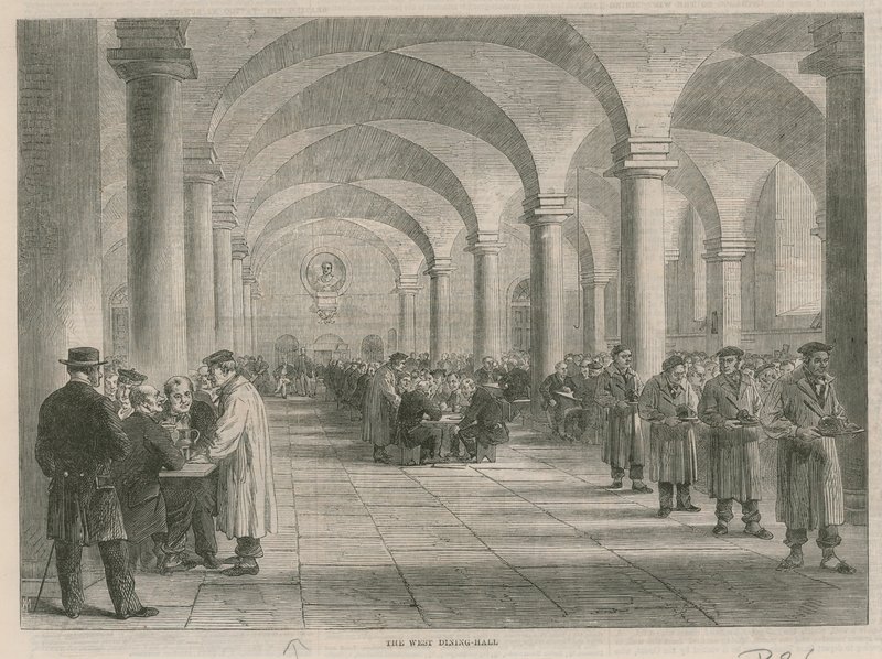 Wizyta w szpitalu w Greenwich; Zachodnia Jadalnia autorstwa English School