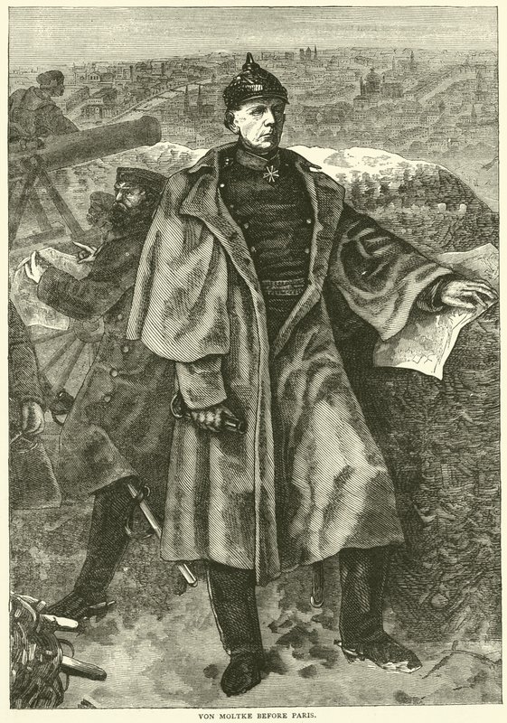 Moltke przed Paryżem, listopad 1870 autorstwa English School