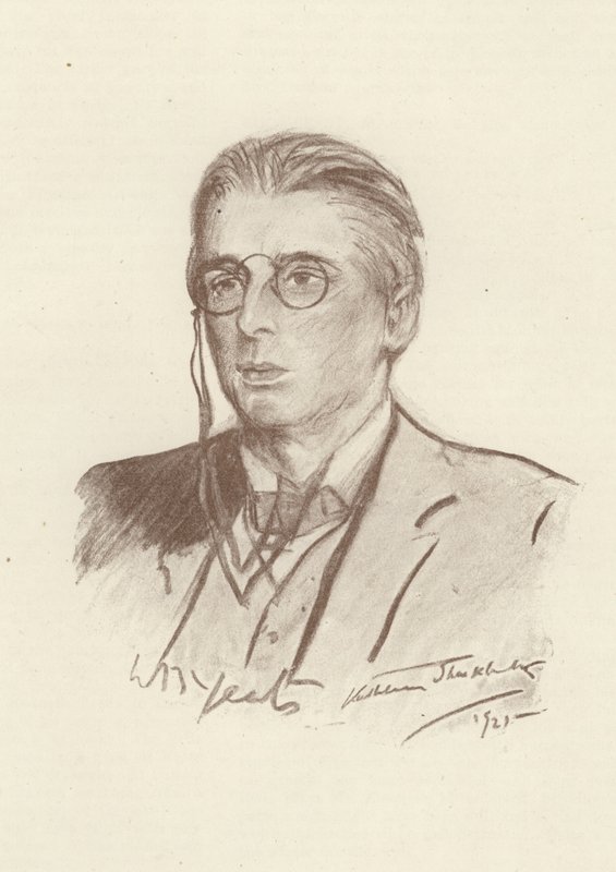 W B Yeats, irlandzki poeta autorstwa English School
