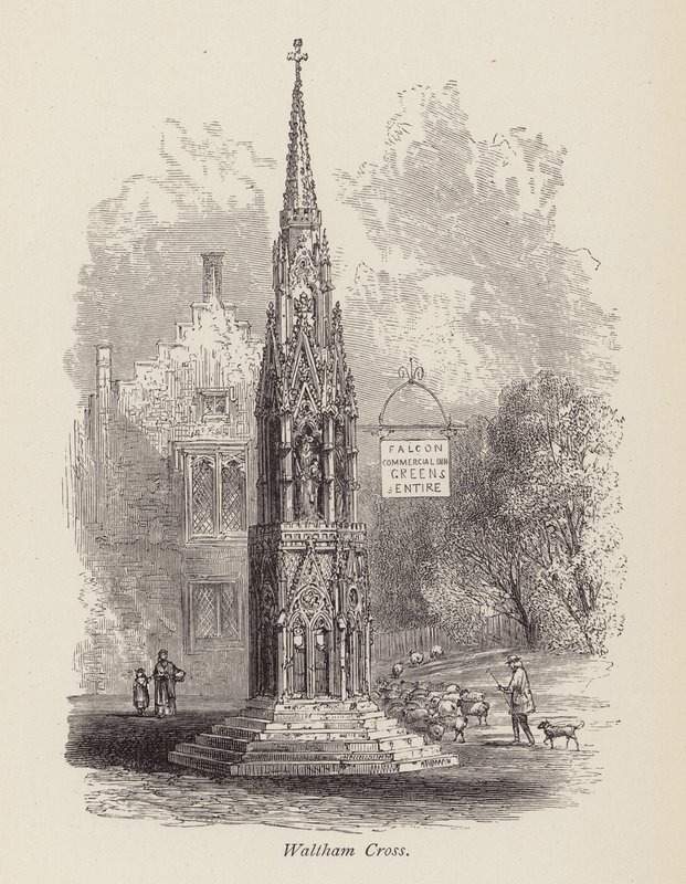 Waltham Cross (grawerunek) autorstwa English School