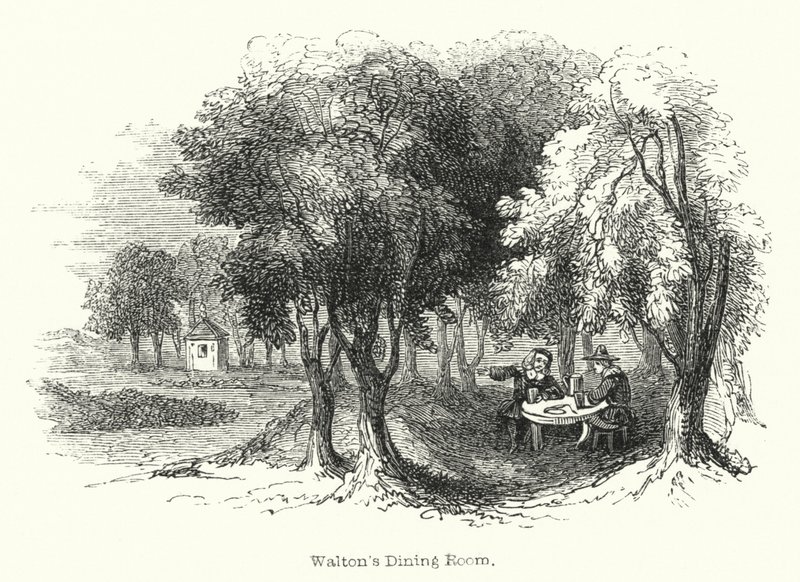 Jadalnia Waltona (grawerowanie) autorstwa English School