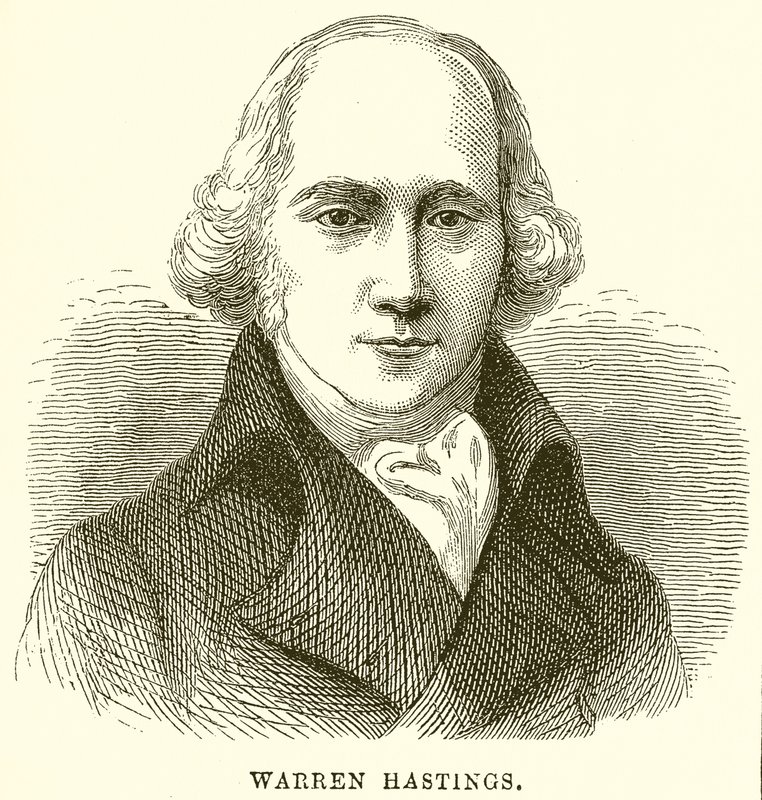 Warren Hastings autorstwa English School