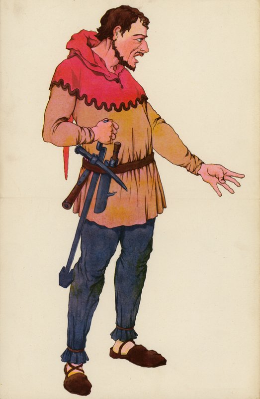 Wat Tyler (kolor lito) autorstwa English School