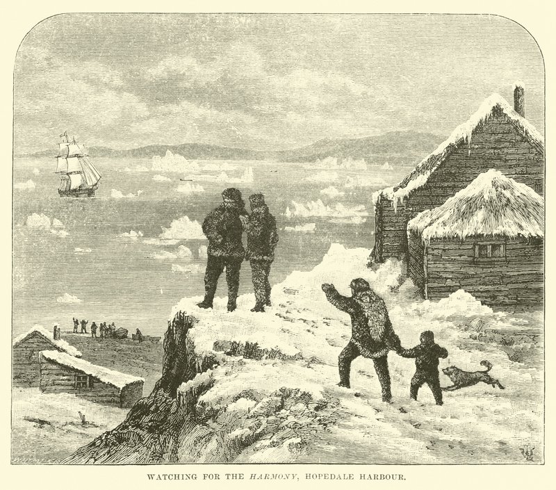 Wypatrując Harmonii, Hopedale Harbor autorstwa English School