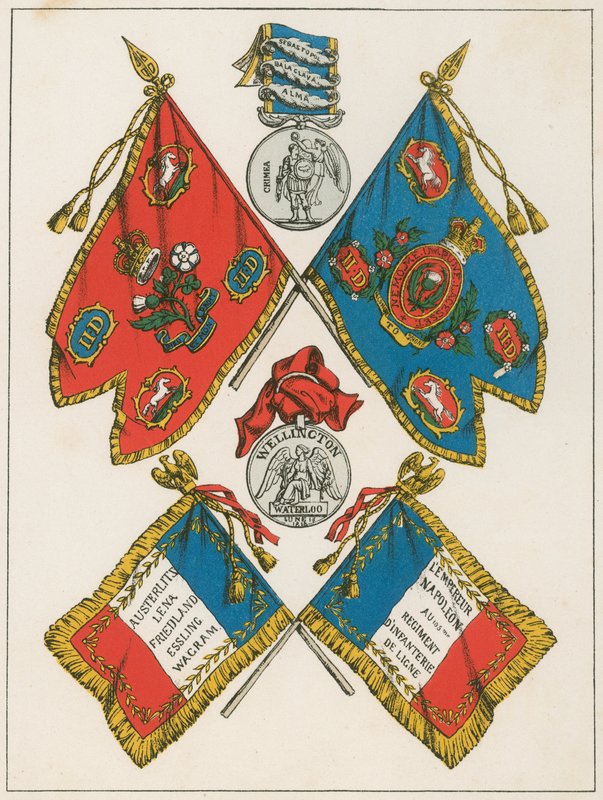 Wellington, Standardy wojskowe autorstwa English School