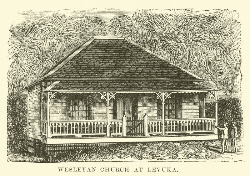 Kościół Wesleyański w Levuka autorstwa English School