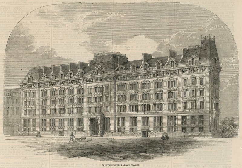 Hotel Pałac Westminsterski autorstwa English School