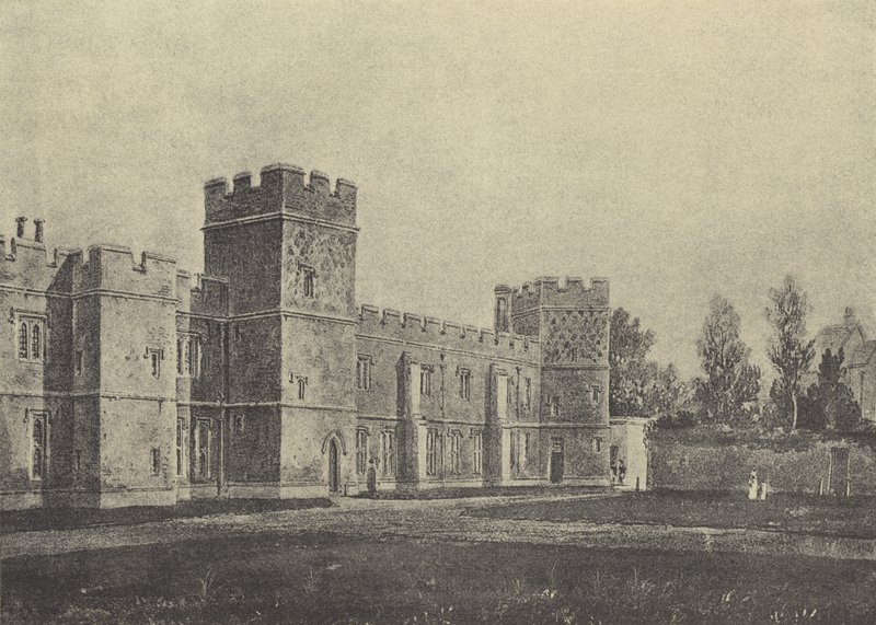 Westons Yard, 1818 (grawiura) autorstwa English School