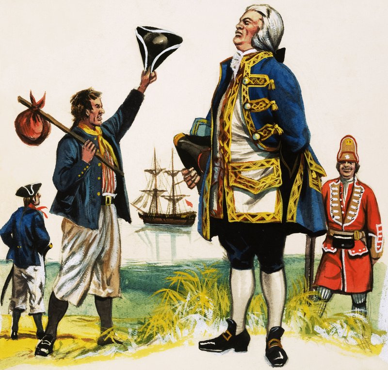 Kiedy przyjęto mundur Royal Navy? autorstwa English School