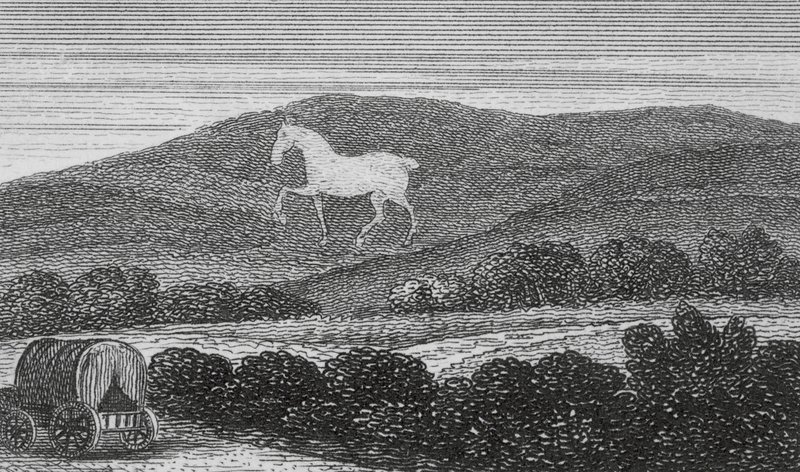 White Horse Vale, Berkshire (grawerunek) autorstwa English School