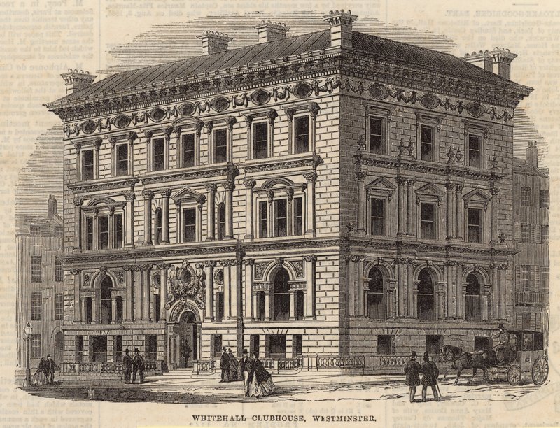 Whitehall Clubhouse, Westminster, Londyn autorstwa English School