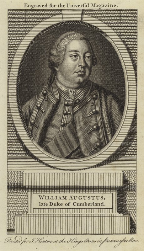 William Augustus, 1. książę Cumberland autorstwa English School