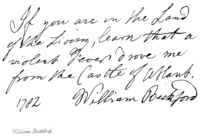 Williama Beckforda autorstwa English School