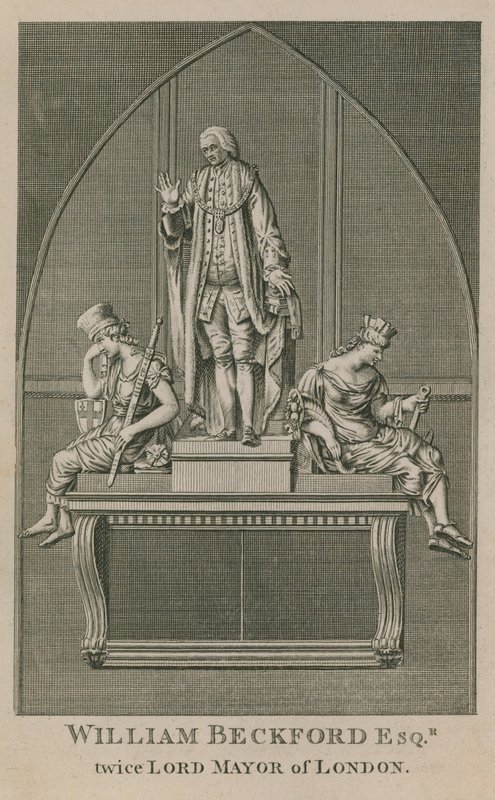 William Beckford, burmistrz Londynu 1756 autorstwa English School