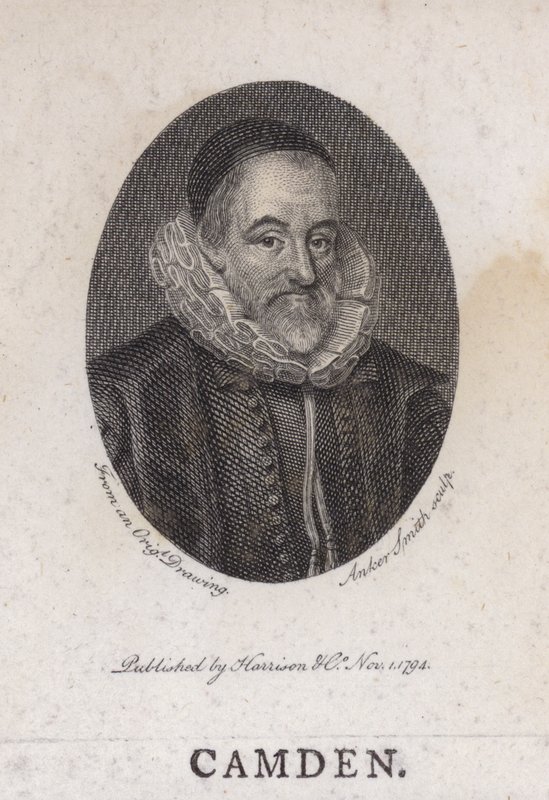 William Camden, angielski antykwariusz, historyk i geograf (grafika) autorstwa English School