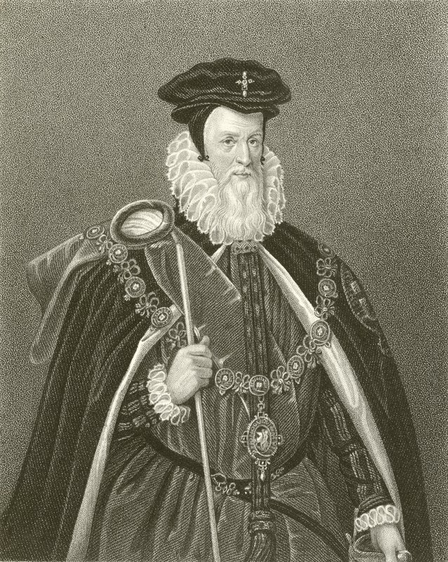 William Cecil, Lord Burghley autorstwa English School