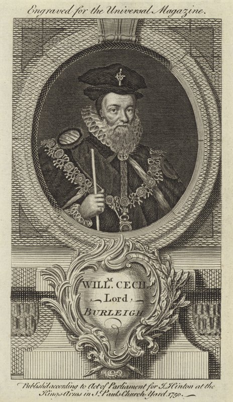 William Cecil, Lord Burleigh autorstwa English School