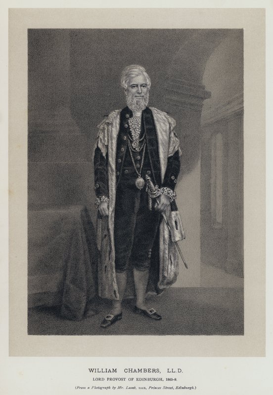 William Chambers, LLD, Lord Provost of Edinburgh autorstwa English School