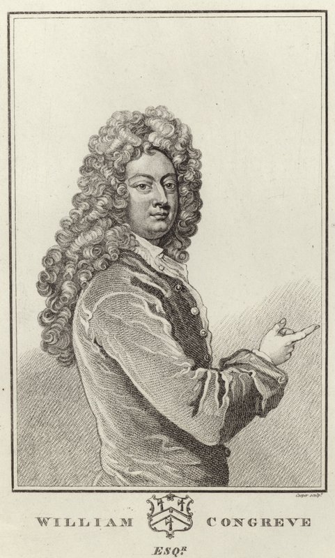 William Congreve autorstwa English School