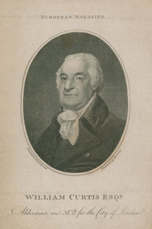 William Curtis, radny i poseł londyńskiego City; Lord burmistrz Londynu 1788 autorstwa English School