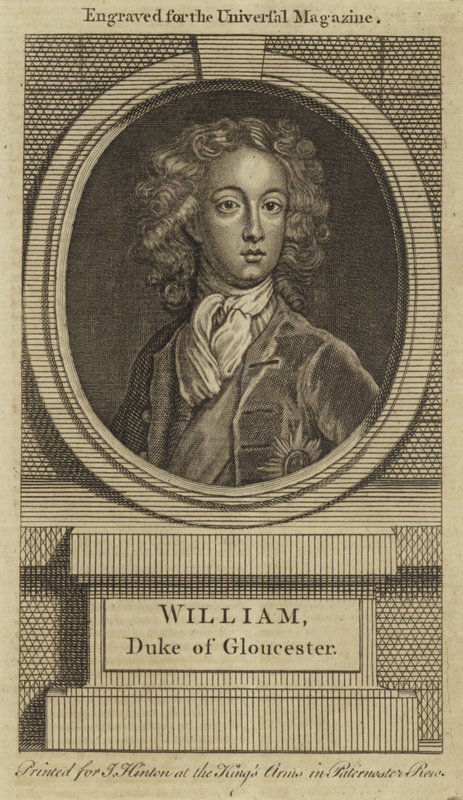 William, książę Gloucester autorstwa English School