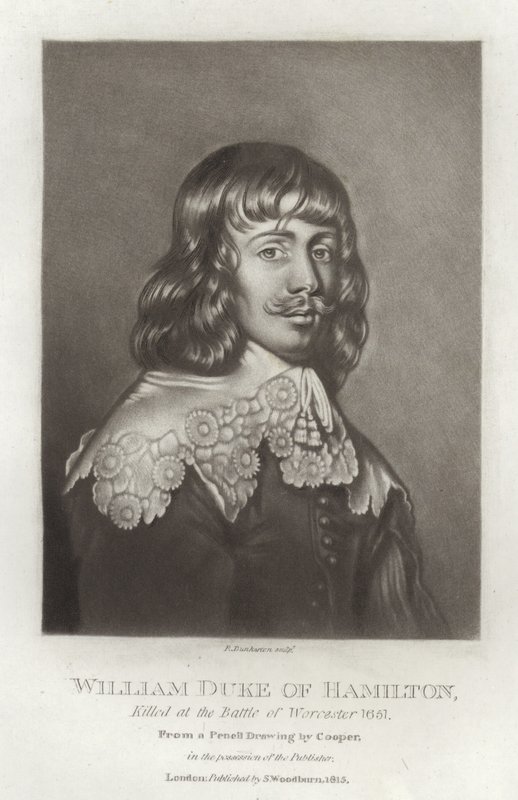 William książę Hamilton autorstwa English School