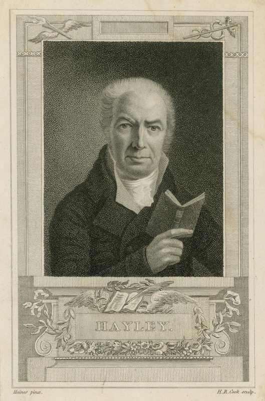 William Hayley, angielski pisarz autorstwa English School