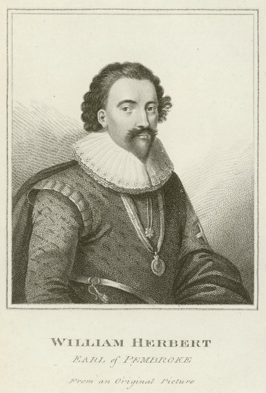 William Herbert, hrabia Pembroke (grawerowanie) autorstwa English School