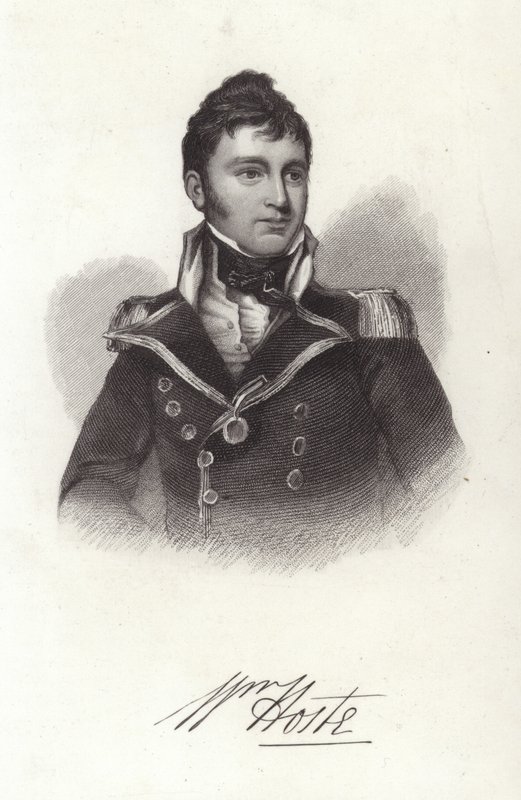 William Hoste, brytyjski oficer marynarki autorstwa English School