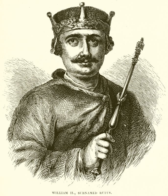 Wilhelm II, przydomek Rufus autorstwa English School
