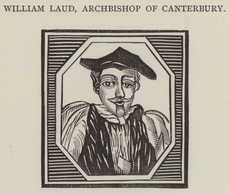 William Laud, arcybiskup Canterbury (grafika) autorstwa English School