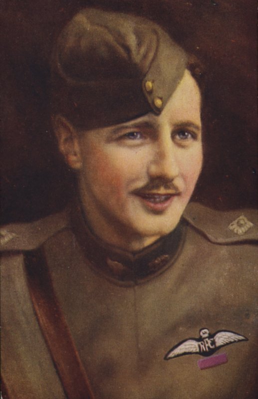 William Leefe Robinson VC (kolorowa litografia) autorstwa English School