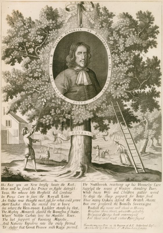 William Pendrill i Royal Oak autorstwa English School