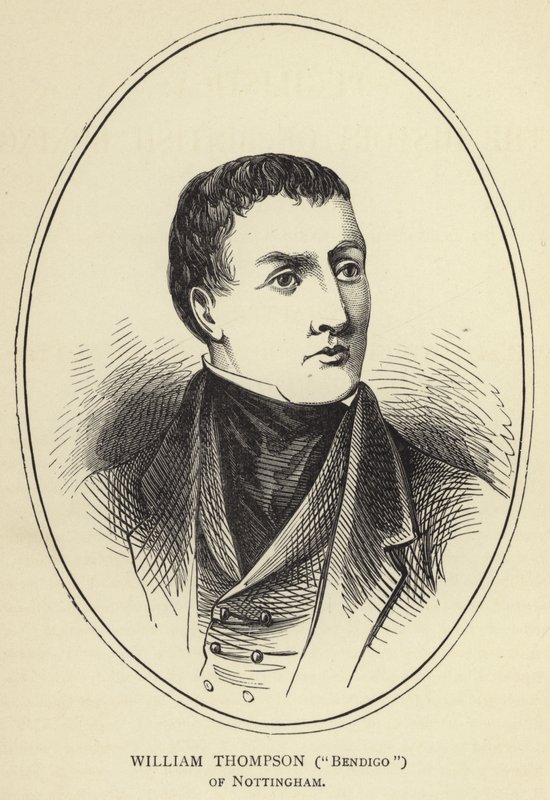 William Thompson, Bendigo, z Nottingham autorstwa English School