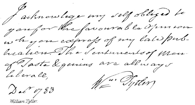 William Tytler autorstwa English School