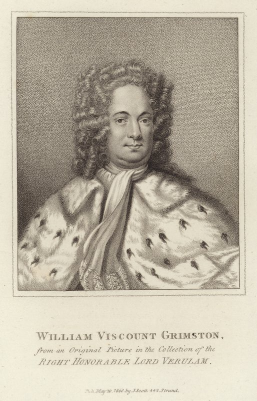 William Wicehrabia Grimston autorstwa English School