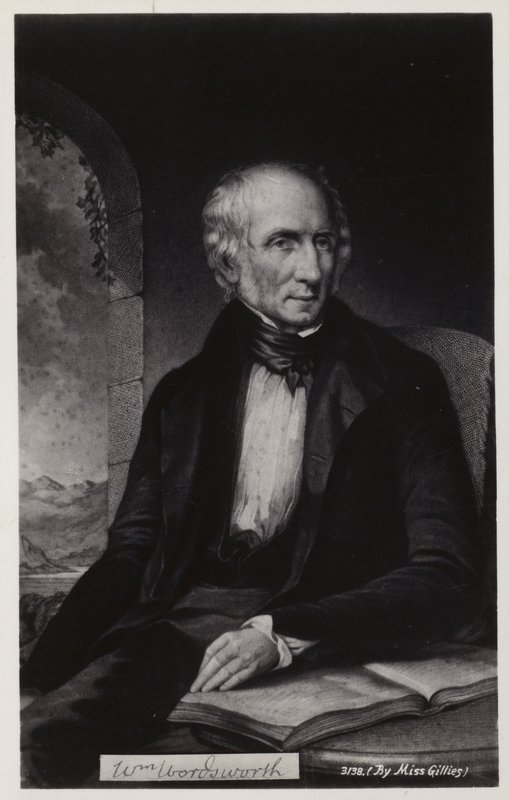 William Wordsworth (1770-1850), angielski poeta (litografia) autorstwa English School