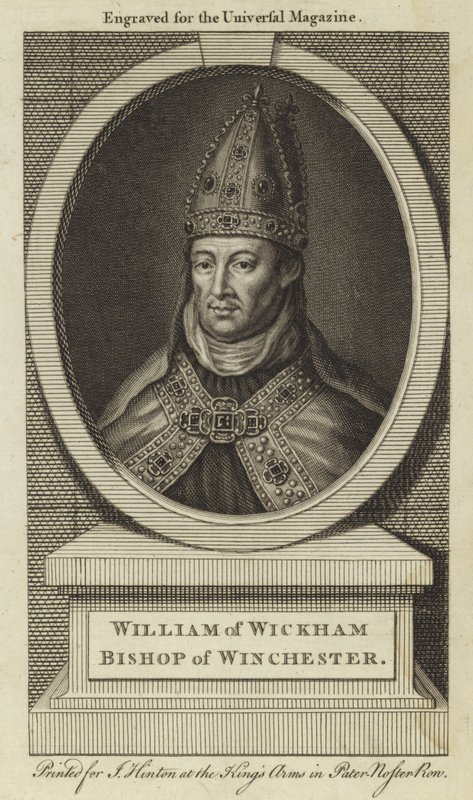 William of Wickham, biskup Winchester autorstwa English School