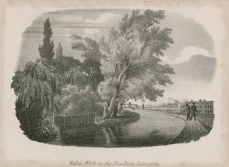 Willow Walk on the New River, Islington, Londyn autorstwa English School